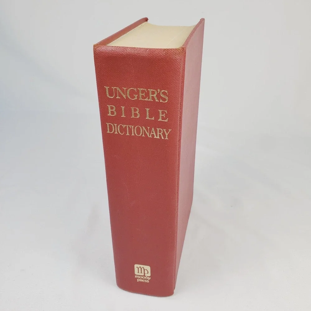 Vintage 1972 Printing Red Hardcover-Unger's Bible Dictionary-Moody Press